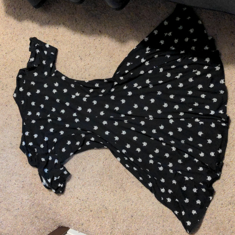Cute Cat Print Dress - Picture 2 of 5